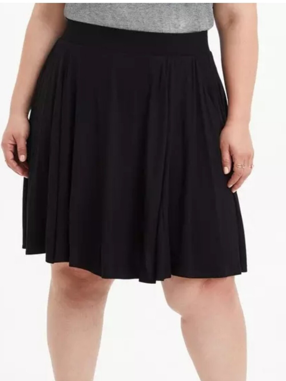 Torrid SuperSoft Black Circle Skort With Tie Front Size 2X